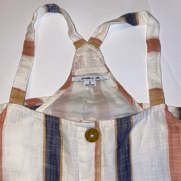 O’Neill Dray Stripe Button Dress - Picture 8 of 10